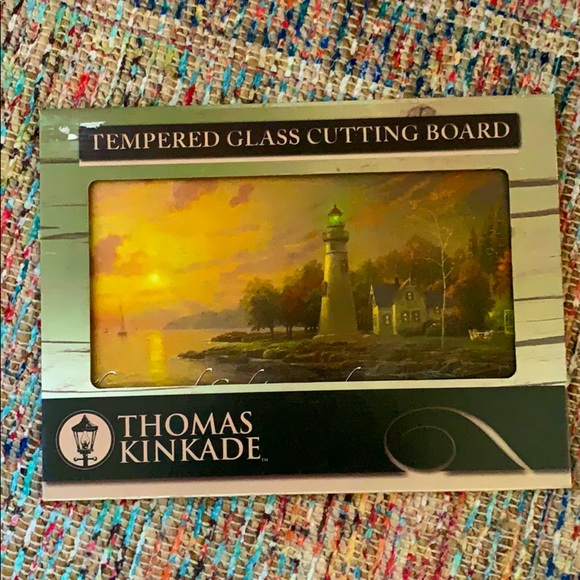 Thomas Kinkade Tempered Glass Cutting Board - Picture 2 of 11